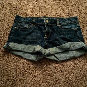 low-waist Aeropostale jean shorts